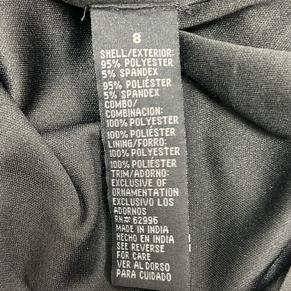 Scarlett Scoop Neck Peek a Boo Sequined Dress Size 8 - Picture 6 of 9